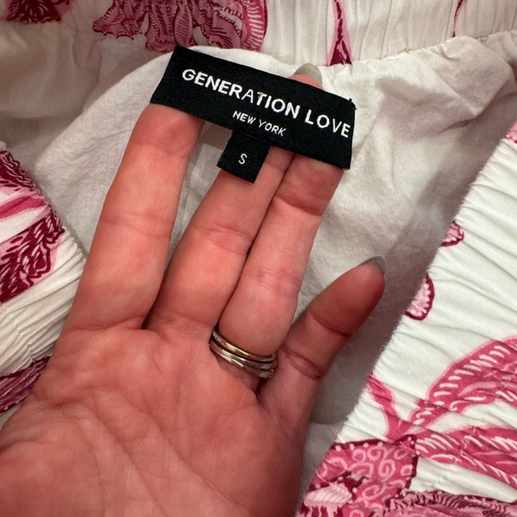 Generation Love Pink Floral Boxer Style High-Waisted Cotton Shorts - Picture 4 of 6